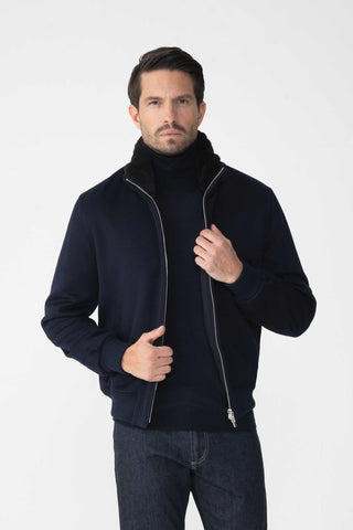 Bomber in puro cashmere