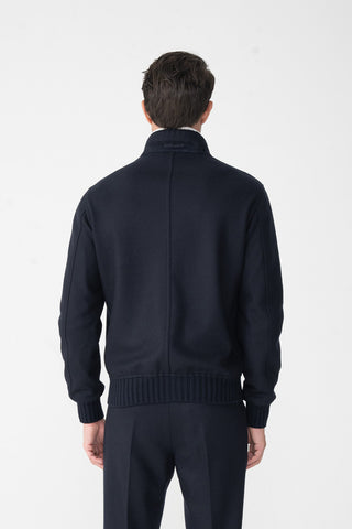Blouson in jersey di cashmere