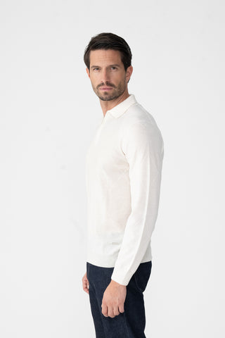 Polo con mezza zip