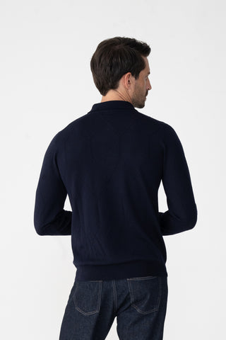 Polo con mezza zip