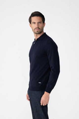 Polo con mezza zip