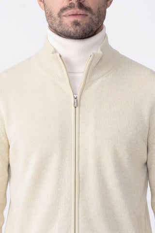 Cardigan in puro cashmere