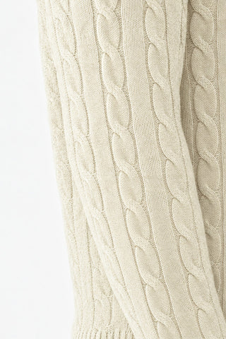 Cardigan a trecce