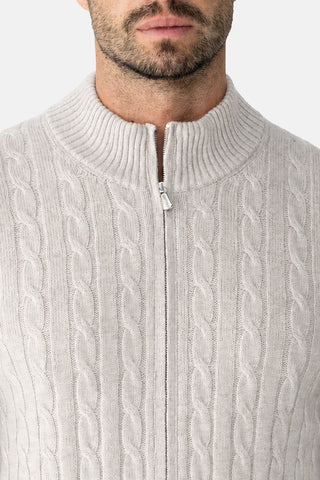 Cardigan a trecce