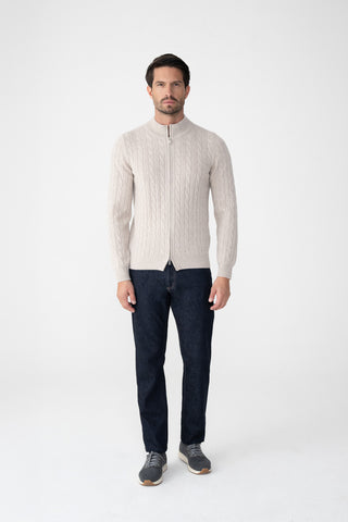 Cardigan a trecce