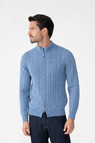 Cardigan a trecce