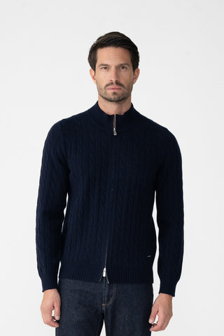 Cardigan a trecce