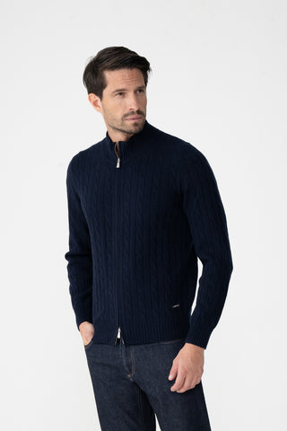 Cardigan a trecce