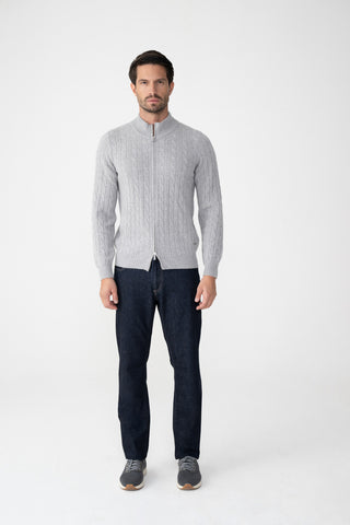 Cardigan a trecce