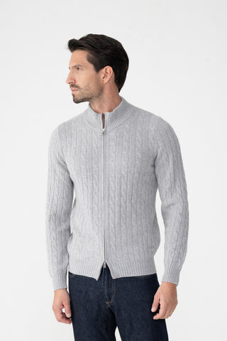 Cardigan a trecce