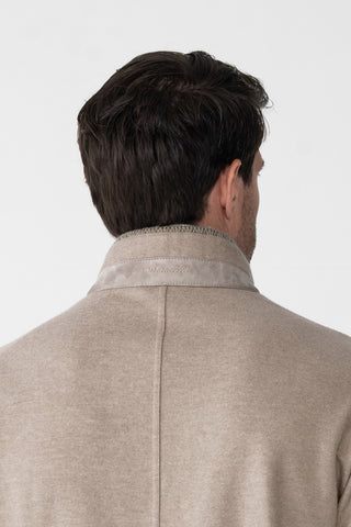 Blouson in jersey di cashmere