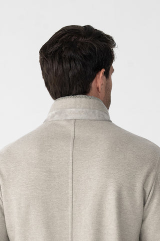 Blouson in jersey di cashmere