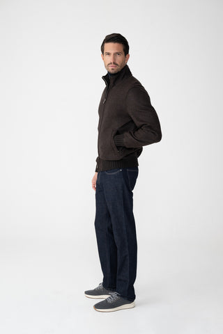 Blouson in jersey di cashmere