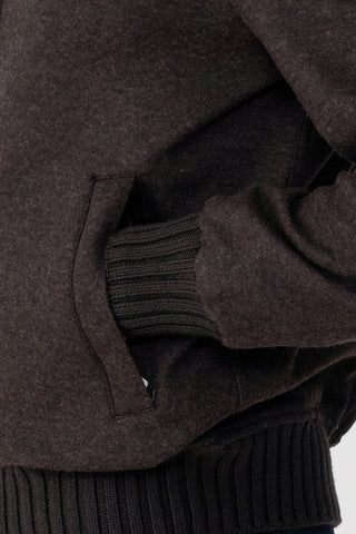 Blouson in jersey di cashmere