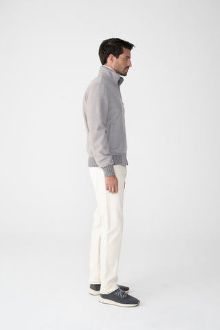 Blouson in jersey di cashmere
