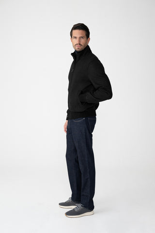 Blouson in jersey di cashmere
