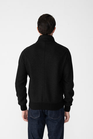 Blouson in jersey di cashmere