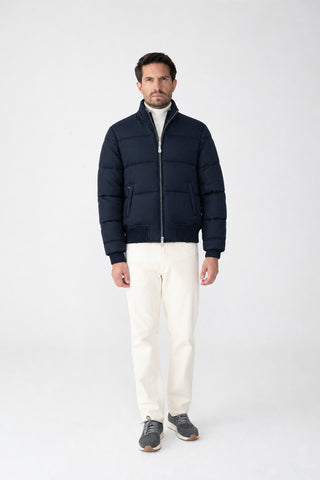 Cashmere bomber jacket