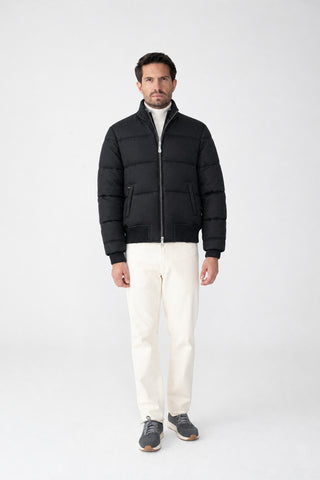 Cashmere bomber jacket