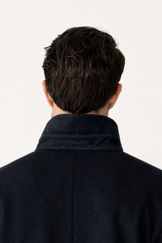 Overshirt in cashmere jersey