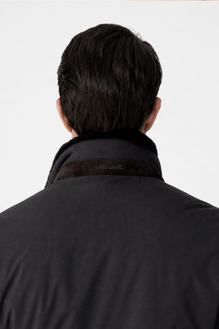 Car-coat in tessuto tecnico