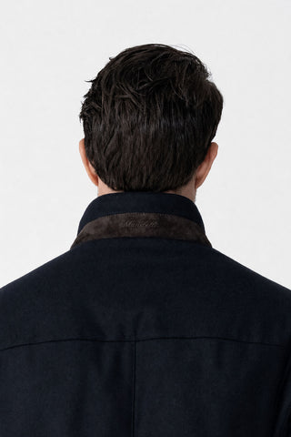 Field-Jacket in misto cashmere