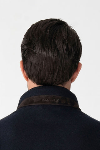 Travel jacket in pure cashmere double jersey