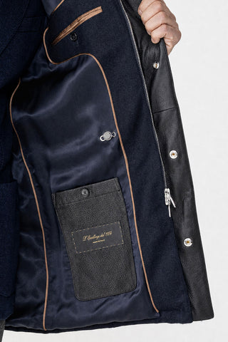 Parka in lana e cashmere