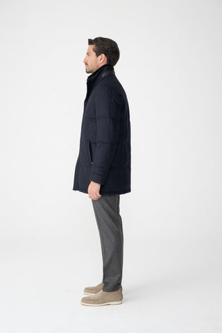 Parka in lana e cashmere