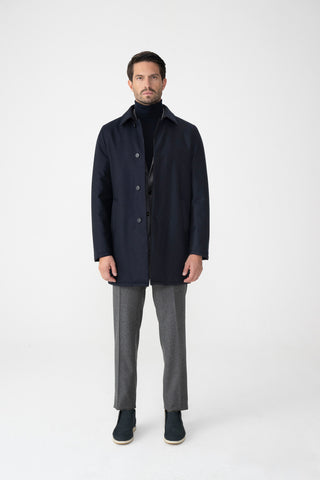 Impermeabile in lana cashmere