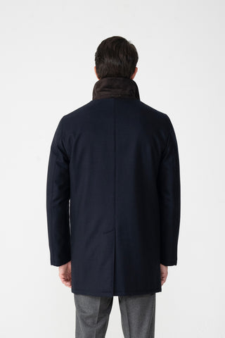 Impermeabile in lana cashmere