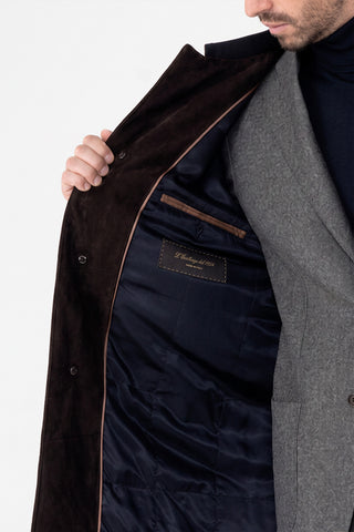 Impermeabile in lana cashmere