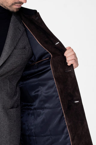 Impermeabile in lana cashmere