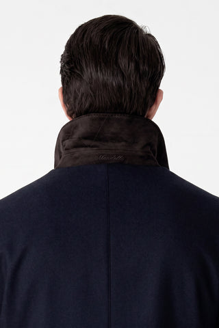 Impermeabile in lana cashmere