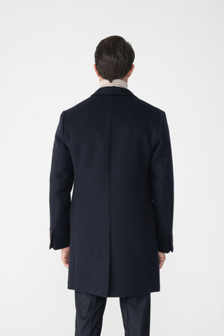 Cappotto monopetto in misto cashmere
