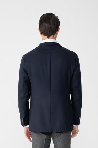 Giacca in lana vergine e cashmere