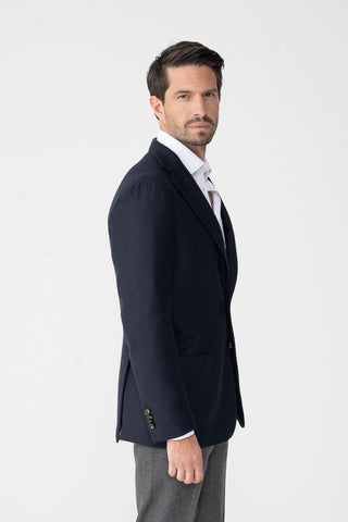Giacca in lana vergine e cashmere