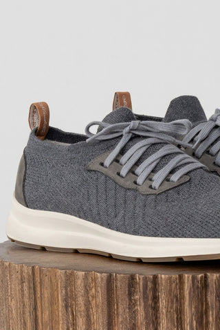 Technical knit slip-on sneakers