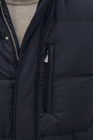 Hooded down jacket 