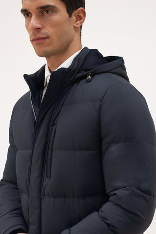 Hooded down jacket 