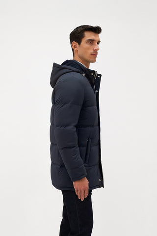 Hooded down jacket 
