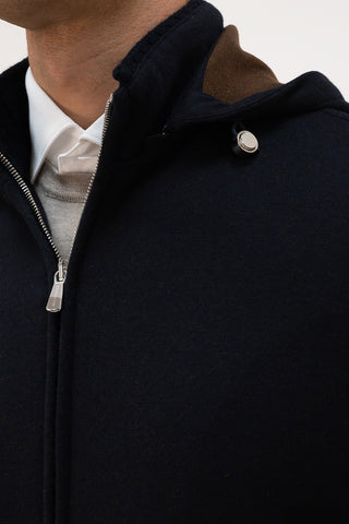 Bomber con cappuccio