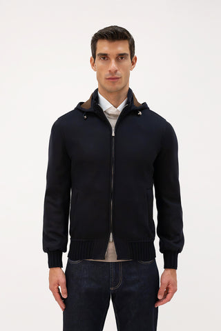 Bomber con cappuccio