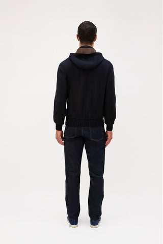 Bomber con cappuccio