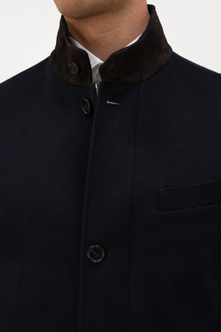 Sporty cashmere blazer