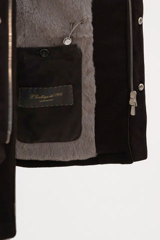 Cashmere field jacket 