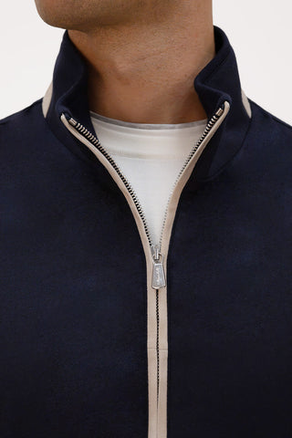 Bomber con dettagli a contrasto
