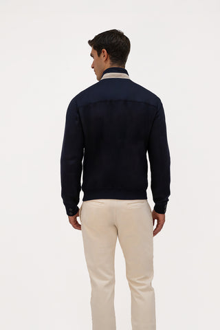 Bomber con dettagli a contrasto