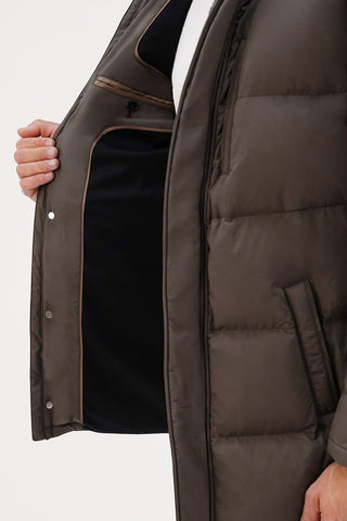 Hooded down jacket 