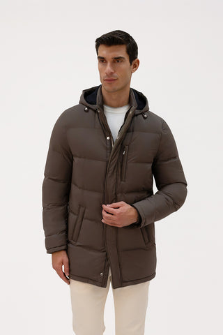 Hooded down jacket 